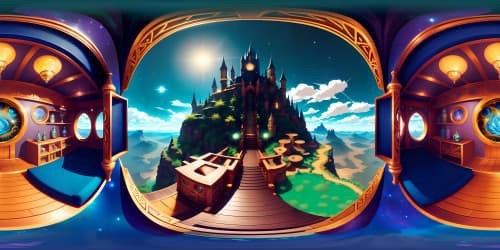 Exquisite masterpiece VR360, ultra-high resolution, intricate details, captivating artistry, breath-taking VR360 panorama, vibrant colors
