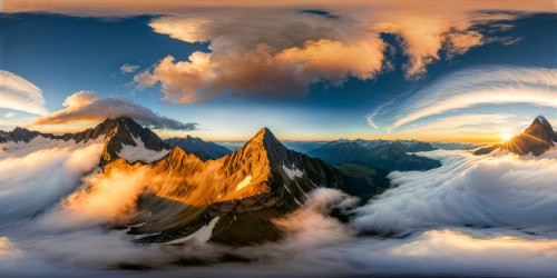 Majestic Tatry mountain range, drenched in a golden alpine glow, towering snow-capped peaks surrounding pristine glacier lakes, vast valleys draped in ethereal morning mist, under the canvas of an epic sunrise, a flawless masterpiece in ultrahigh resolution.