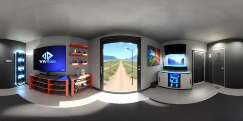 gaming room , in front of monitor