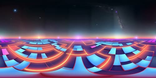 VR360 masterpiece, ultra high-res night sky, infinite cosmos carpet, glittering celestial bodies. Twinkling stars, radiant constellations, Milky Way streak. VR360 immersive, digital painting style, deep space ethereal glow.