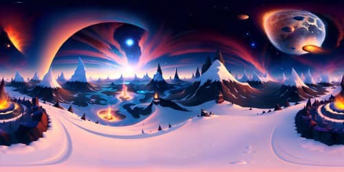 ampingwith fire in antartica