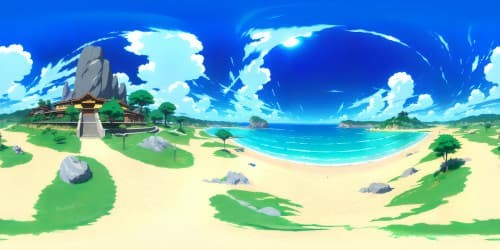 VR360 view, azure ocean, ultra high res aquatic life, large, shimmering schools of fish, coral reefs in vivid hues. Art style: photorealistic, intricate detailing, masterpiece-level craftsmanship, top-tier resolution.