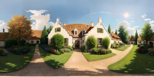 five girls wih cat ear are dancing and singing  in a garden 