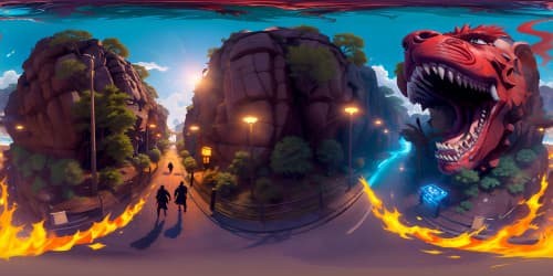 Jujutsu Kaisen-inspired, Gojo Satoru's fighting scene