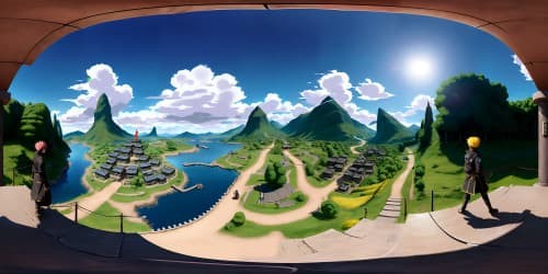 Uzumaki Naruto is fighting with Uchiha Sasuke at The Valley of the End.