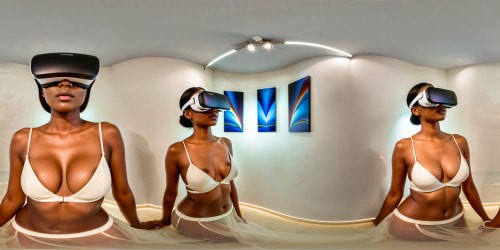 A flawless exhibition of supple, detailed skin and captivating curves in a VR360 masterpiece, showcasing a lineup of multiple models in a softly lit, magazine-inspired aesthetic, emitting a proud and radiant glow, a profound exploration of idealized shapes, bathed in soft light with an exceptional ultra-high resolution quality.