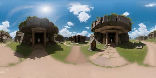 underground city ruins cave 