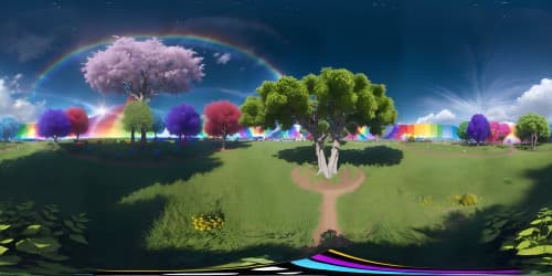 gay pride, gaint tree of life,rainbow colors