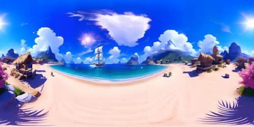 skyview island paradise blue water